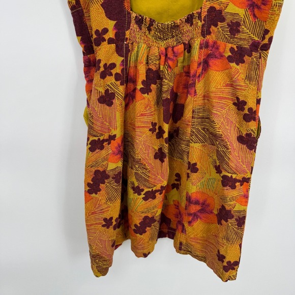 Urban Outfitters Floral Print Mini Dress Cutout Back Sundress Size M - Picture 8 of 16